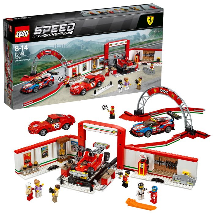 LEGO SPEED CHAMPIONS 75889 Rewelacyjny warsztat Ferrari 