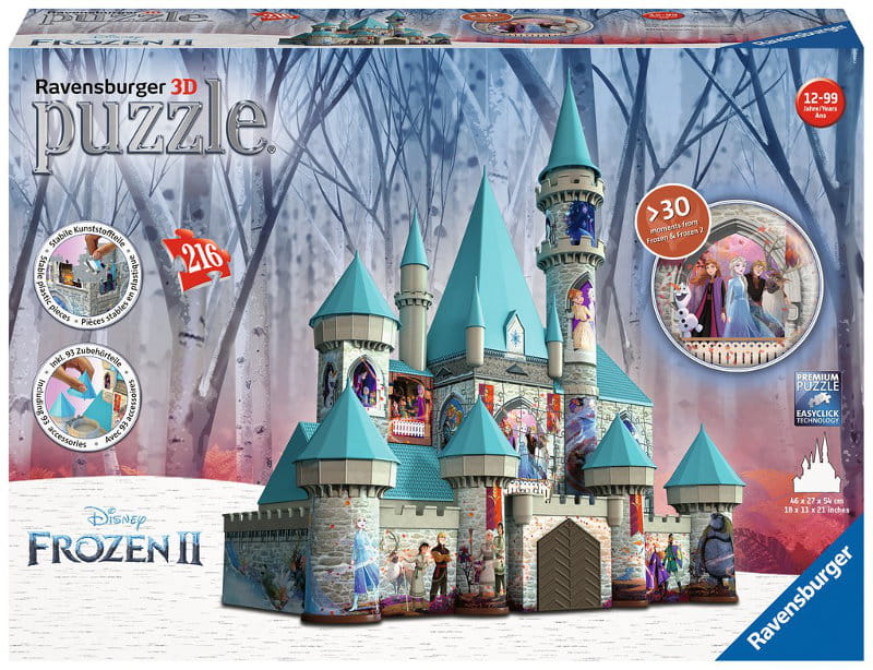 Puzzle 3D - Zamek Kraina Lodu Frozen 2 - 216 elementów