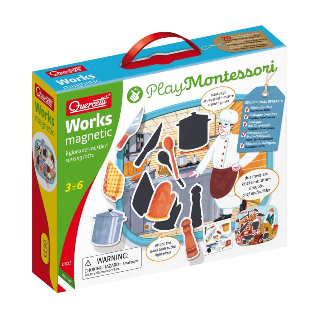 Montessori Play - Układanka magnetyczna Zawody