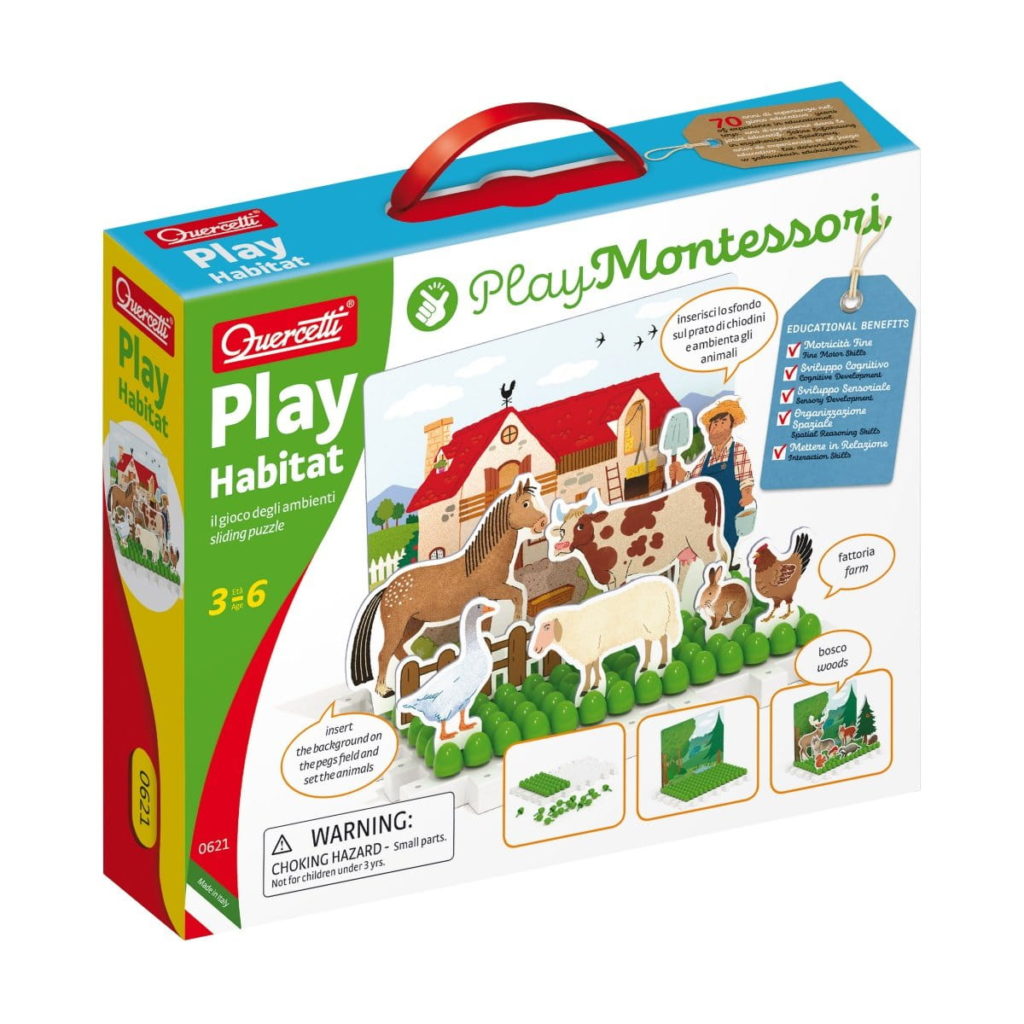 Montessori Play - Układanka magnetyczna zabawa ze środowiskiem