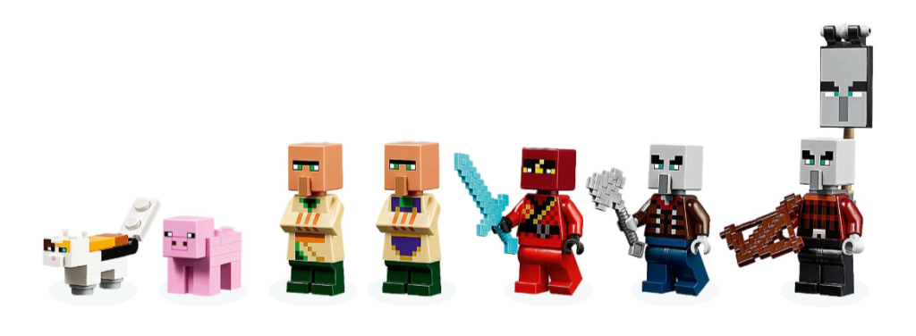 Najazd złosadników 21160 Minecraft™ LEGO® figurki - zabawkitotu